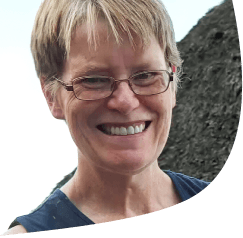 Debbie, a ROMVIMZA® (vimseltinib) patient with TGCT (tenosynovial giant cell tumor)