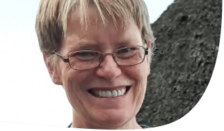Debbie, a ROMVIMZA® (vimseltinib) patient with TGCT (tenosynovial giant cell tumor)